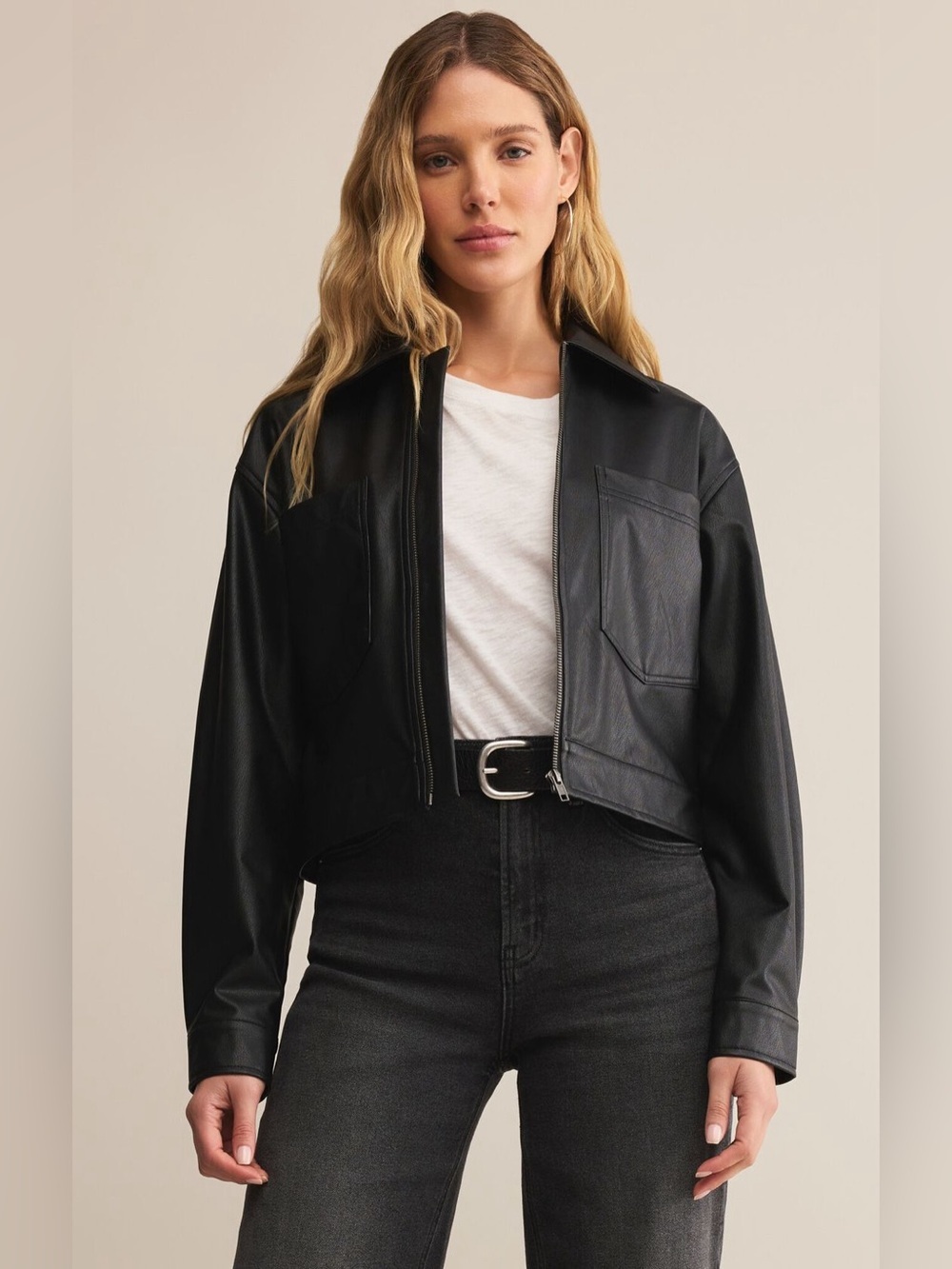 Z Supply Heritage Faux Leather Jacket